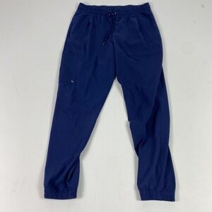 Barco Unify Pants Mens Medium Blue Jogger Scrub Cargo Pocket Drawstring BUP606